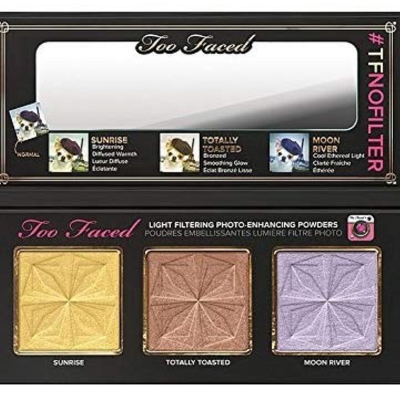 NWT Too Faced No Filter Selfie Powders 3 Shades Pa